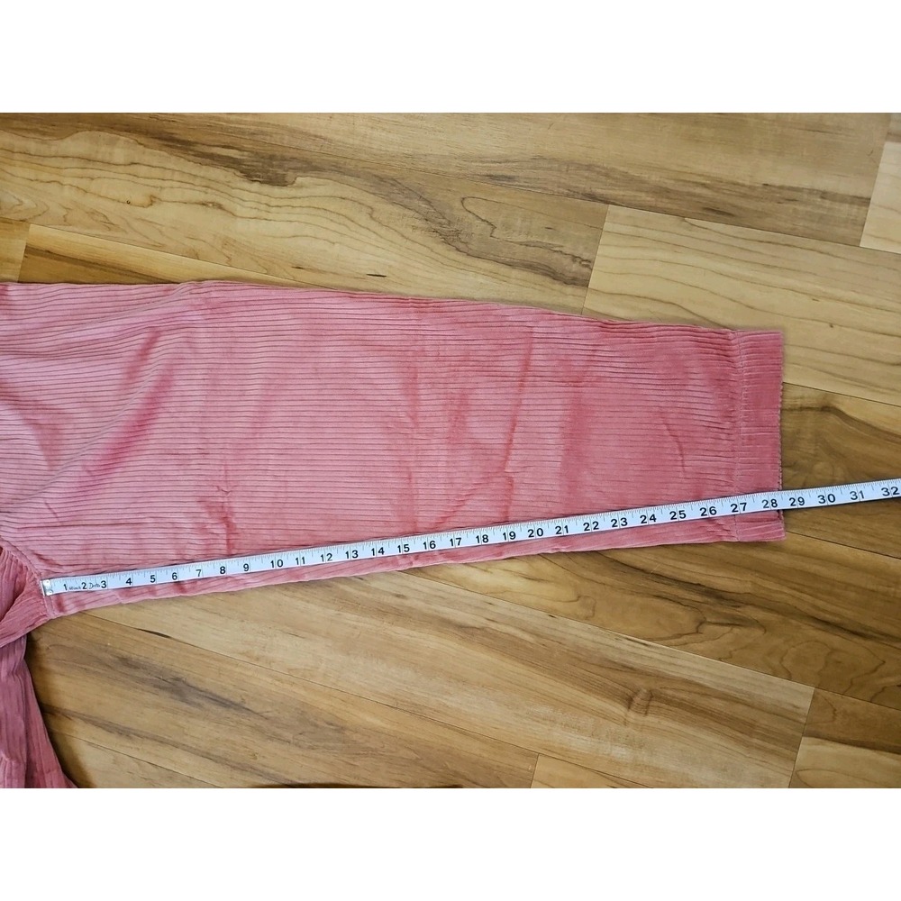 Women's Rose Rowing Blazer Pleated Corduroy Straight Leg Trousers Size 8 - Picture 7 of 12